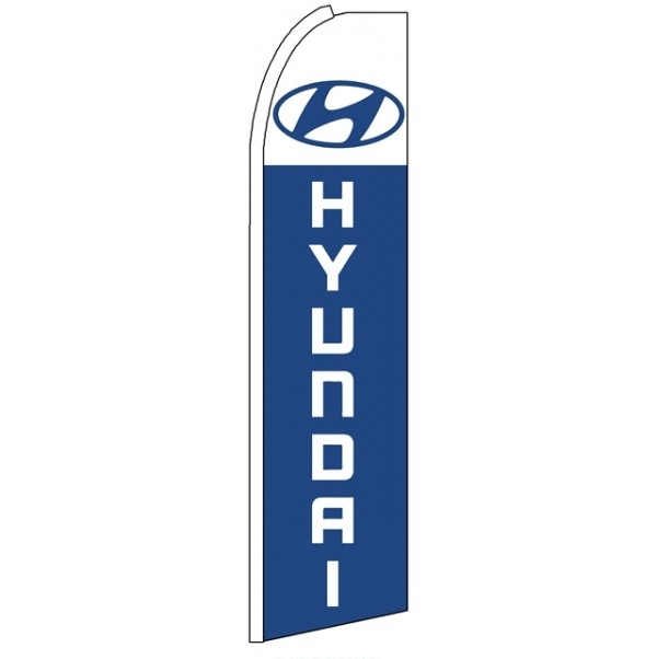 Hyundai Feather Flag 3\' x 11.5\'