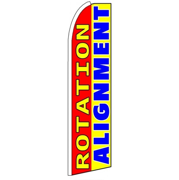 Rotation / Alignment Feather Flag 3\' x 11.5\'