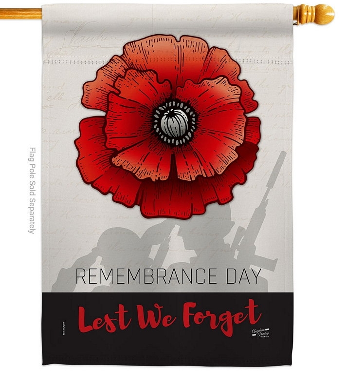 Remembrance Day House Flag