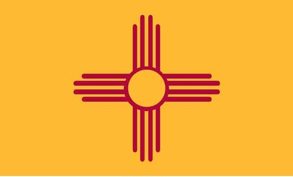 5\' x 8\' New Mexico State High Wind, US Made Flag