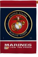 Proud Marine Corps Decorative House Flag