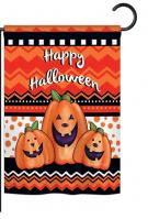 Halloween Trio Garden Flag