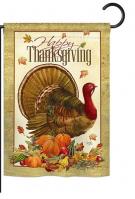 Thanksgiving Turkey Garden Flag
