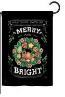 Merry & Bright Garden Flag