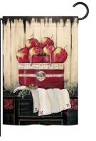 Ruby Red Country Apple Garden Flag