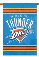 Oklahoma City Thunder Applique Banner Flag 44\
