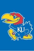 Kansas Jayhawks Garden Window Flag 15\