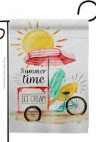 Summer Time Ice Cream Garden Flag