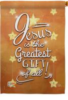 Jesus Is The Greatest Gift House Flag