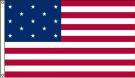 High Wind, US Made 13 Star Historical US Applique Flag 4x6