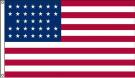 High Wind, US Made 33 Star Historical US Applique Flag 3x5