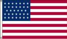 High Wind, US Made 34 Star Historical US Applique Flag 4x6