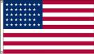 High Wind, US Made 38 Star Historical US Applique Flag 4x6