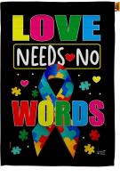 Love Need No Words House Flag