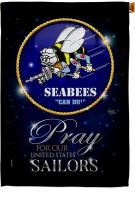 Pray United States Sailors Decorative House Flag