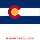 4\' x 6\' US Made High Wind Colorado Sewn State Flag