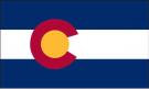 5\' x 8\' Colorado State High Wind, US Made Flag