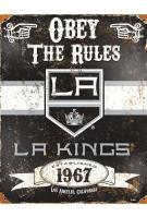 Los Angeles Kings Embossed Metal Sign