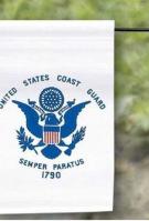 US Made Coast Guard Garden Flag 12\