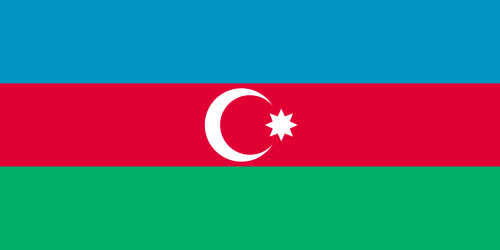 Azerbaijan Flag 