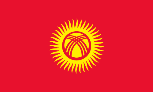 Kyrgyzstan Flag 