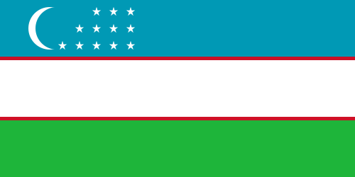 Uzbekistan Flag 